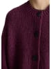 Marc O'Polo DENIM Cardigan relaxed in Dark Red Melange