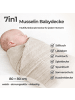 nordic coast company  Musselindecke, Puckdecke, Einschlagdecke, Babydecke Musselin, atmungsaktiv