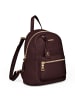 Lazarotti Bologna Leather City Rucksack Leder 27 cm in burgundy