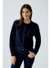 Oui ILAYA Strickjacke in Dark Blue
