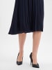 Ambiance Plisseekleid in marine - 0001