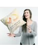 Mr. & Mrs. Panda Kissen Huhn Stolz mit Spruch in Vintage