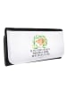 Mr. & Mrs. Panda Damen Brieftasche Hund Blumen mit Spruch in Weiß
