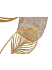 Mauro Ferretti Dekorative 3D-Wand mit goldenen Metallblättern, 63 x 4 x 85 cm