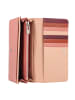 DuDu Geldbörse RFID Leder 17,5 cm in rosa cipria
