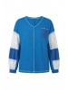 usha BLUE LABEL Women Sweatshirt in Blue White