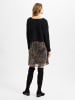 CARTOON Kleid in schwarz braun - 0001