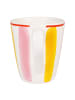 Blond Amsterdam Becher Streifen PY in Rosa - 350 ml