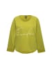 Ulla Popken Sweatshirt in avocado grün