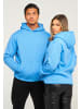 behype Kapuzenpullover - BHPERTH Basic Oversize Einfarbig in Blue