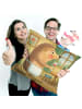 Mr. & Mrs. Panda Kuschel Kissen Igel Wein Design ohne Spruch in Weiß