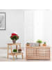 relaxdays Tritthocker in Natur - (B)38 x (H)47 x (T)38 cm