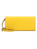 LIEBESKIND BERLIN Paper Bag Clutch Geldbörse Leder 21 cm in lemon