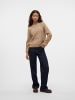 Vero Moda Strickpullover in Silver Mink