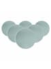 6er Set Brotteller Life Fashion in Green Chic ø 16,5 cm