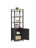 VASAGLE Bücherregal Barnet in Schwarz - (B)40 x (H)159.5 x (T)24 cm