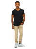 Joe Franks Joe Franks Joe Franks Herren Basic T-Shirts V-Neck HIGH in black