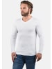 !SOLID Langarmshirt SDBasil in Weiß/Grau/Schwarz