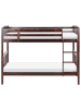 Beliani Hochbett REVIN in Braun - (W) 97 x (H) 147 x (L) 208 cm
