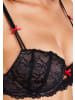 LASCANA Push-up-BH in schwarz