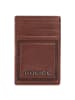 Police PT16-08536 Kreditkartenetui Leder 7 cm mit Geldscheinklammer brown