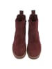 Ital-Design Stiefelette in Weinrot