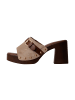 Joia Mules mit Absatz Beige