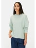 Camel Active Langarm Sweatshirt aus reiner Baumwolle in Hell-Pfefferminze