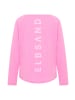 ELBSAND Langarm T-Shirt Tira in Magenta Sky Melange