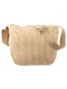 Prato SC09 zeitlose Umhängetasche aus Breitcord in light beige
