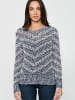 KOROSHI GESTRICKTES JERSEY in blau
