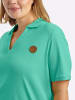sheego Poloshirt in blaugrün