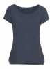 LASCANA Kurzarmshirt in navy