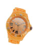 Oozoo Analog-Armbanduhr Oozoo Timepieces orange extra groß (ca. 48mm)