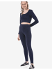 Cipo & Baxx Top & Leggings WLR142 in NAVYBLUE