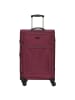 D&N Travel Line 9204 - 4-Rollen-Trolley M 66 cm erw. (grau) in lila