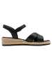 Tamaris WIDE FIT Sandalette in BLACK NAPPA