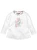Nini Babylangarmshirt Floral XT in weiss