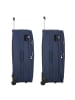 Gladiator 2100 2 Rollen Trolley 72 cm mit Dehnfalte in blue