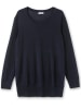 sheego Strickpullover in tiefblau