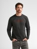 Petrol Industries Langarmshirt mit Printprint millwall in Schwarz