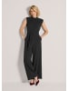 MADELEINE Eleganter Jumpsuit mit Stehkragen in schwarz