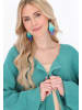 IZIA Women Cardigan in turquoise