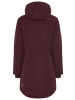 Kangaroos Langjacke in bordeaux - braun
