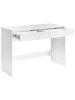 Beliani Schreibtisch RONDANE in Weiß - (W) 110 x (H) 75 x (L) 50 cm