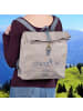 Stoneline Veganer Leder Rucksack 10 l Kraft Papier in Grau