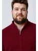 Men Plus Strickjacke in weinrot