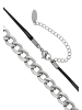 faina Women Necklace in Black Silver