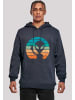 F4NT4STIC Hoodie Alien Piece Sonnenuntergang in marineblau