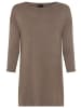 Laura Scott Longpullover in hellbraun melange